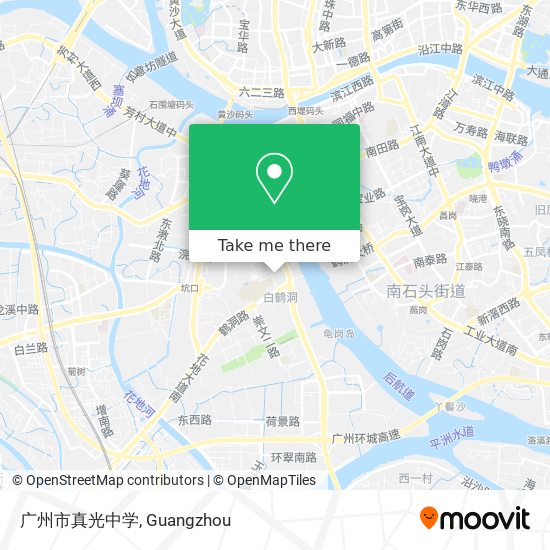 广州市真光中学 map
