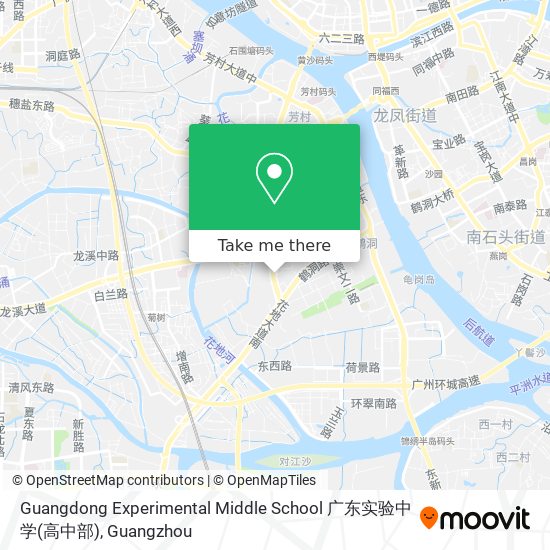 Guangdong Experimental Middle School 广东实验中学(高中部) map