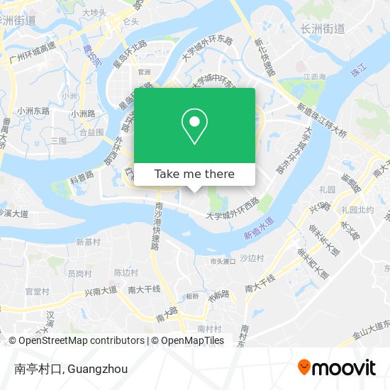 南亭村口 map