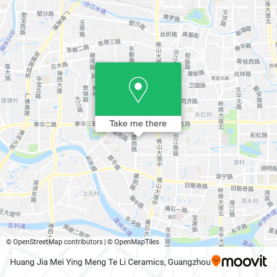 Huang Jia Mei Ying Meng Te Li Ceramics map