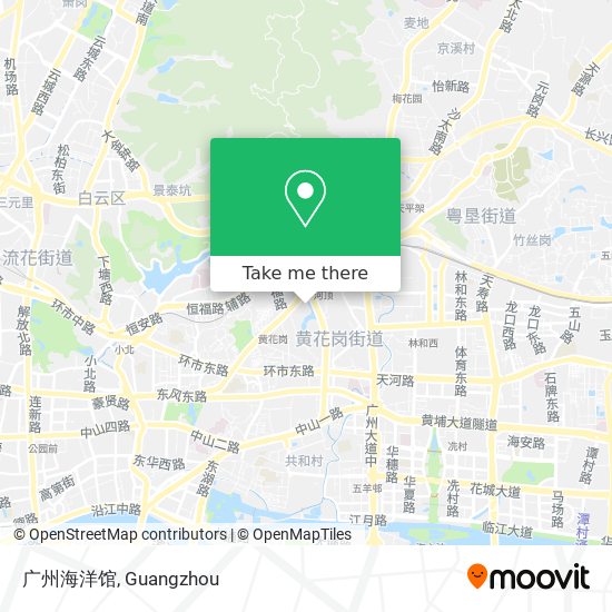 广州海洋馆 map