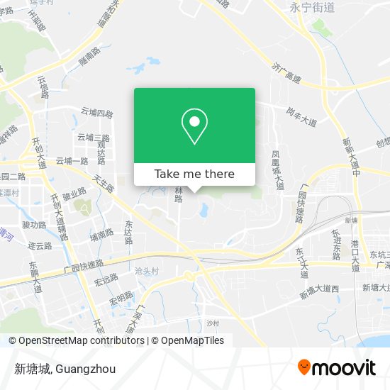 新塘城 map