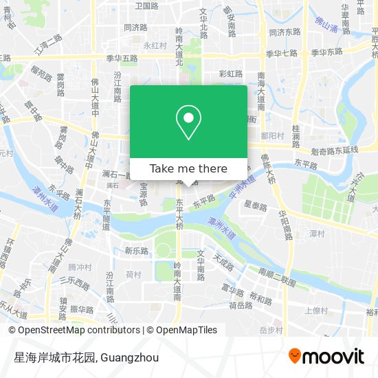 星海岸城市花园 map
