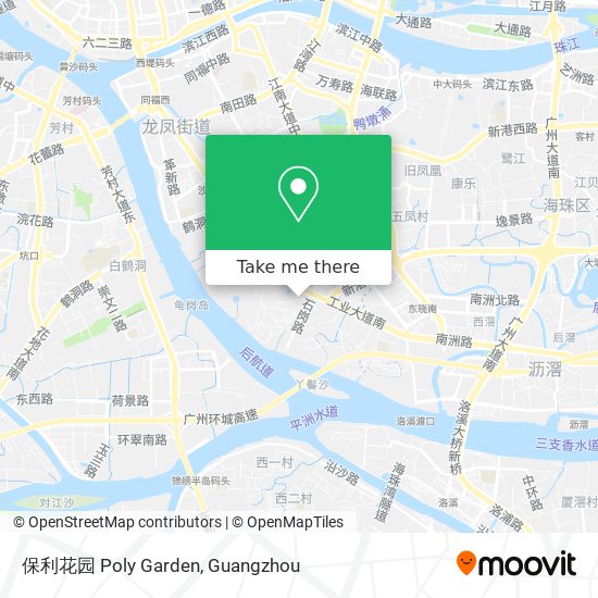 保利花园 Poly Garden map