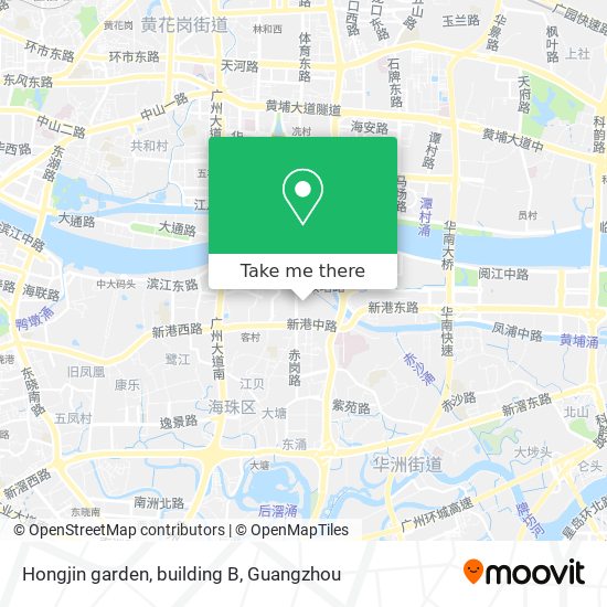 Hongjin garden, building B map