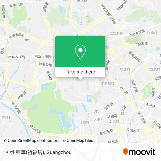 神州租車(祈福店) map