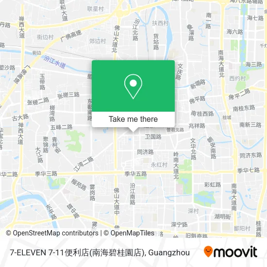 7-ELEVEN 7-11便利店(南海碧桂園店) map