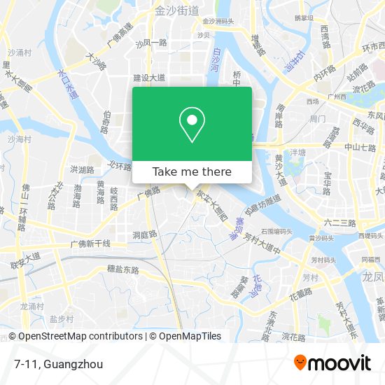 7-11 map