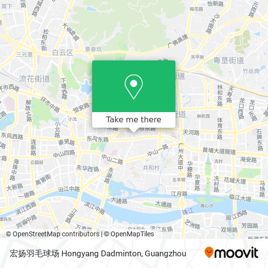 宏扬羽毛球场 Hongyang Dadminton map