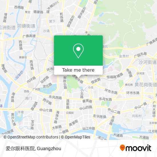 爱尔眼科医院 map
