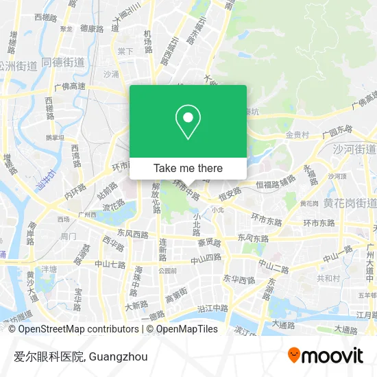 爱尔眼科医院 map