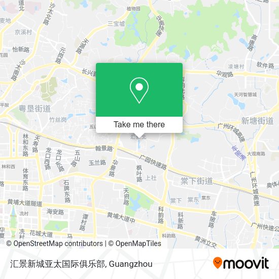 汇景新城亚太国际俱乐部 map