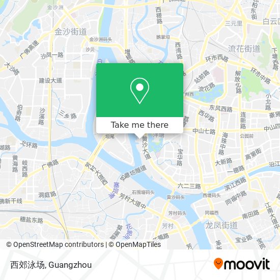 西郊泳场 map