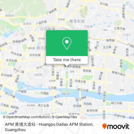 APM 黃埔大道站 - Huangpu Dadao APM Station map