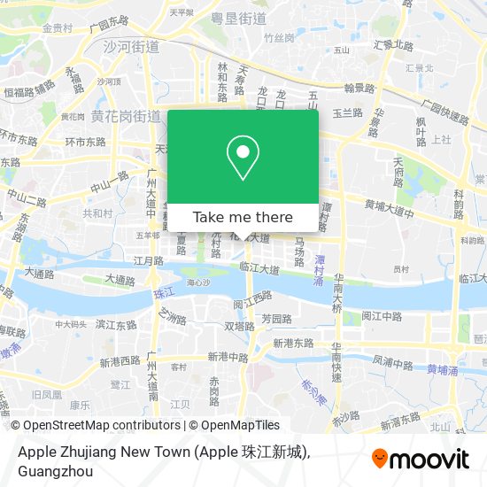 Apple Zhujiang New Town (Apple 珠江新城) map