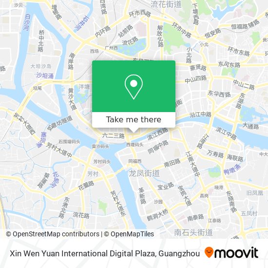 Xin Wen Yuan International Digital Plaza map