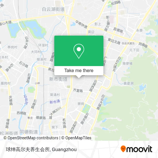 球绅高尔夫养生会所 map