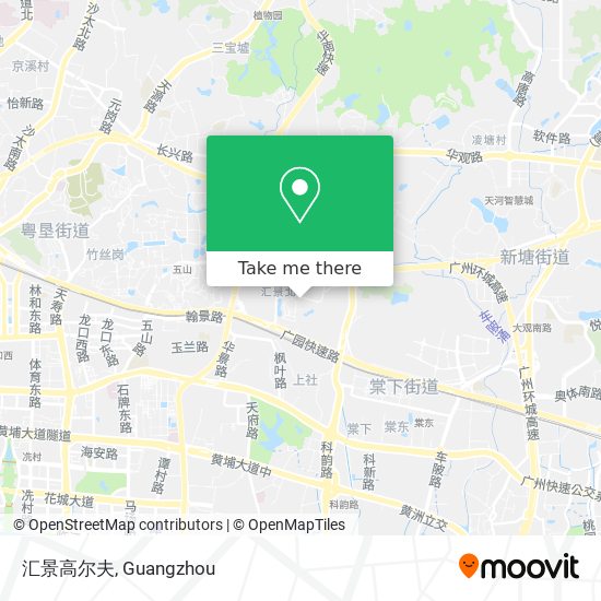 汇景高尔夫 map