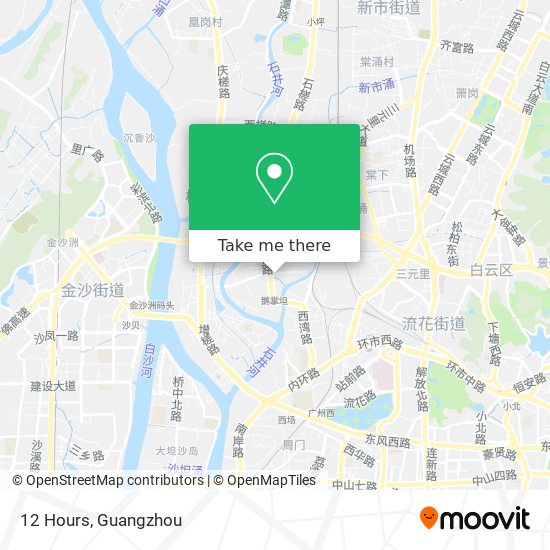 12 Hours map