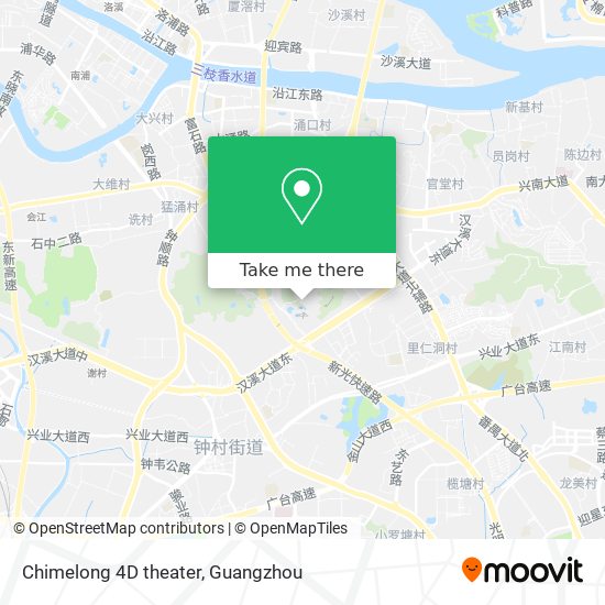 Chimelong 4D theater map