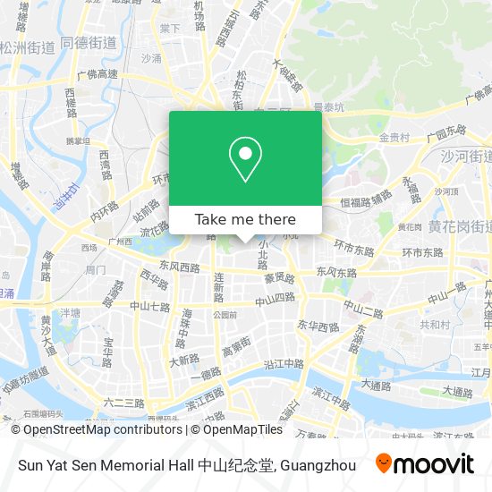 Sun Yat Sen Memorial Hall 中山纪念堂 map