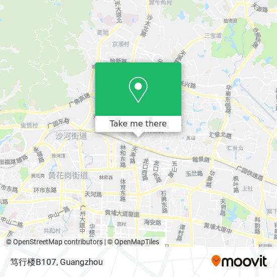 笃行楼B107 map