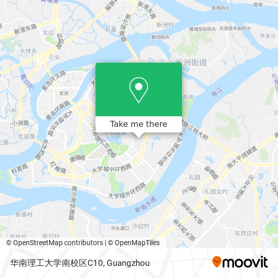 华南理工大学南校区C10 map