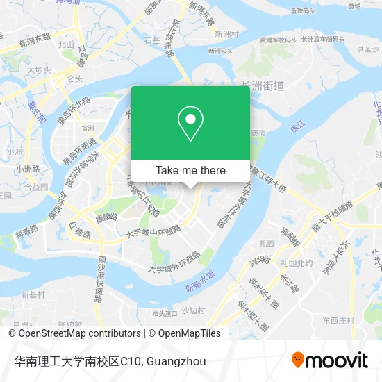 华南理工大学南校区C10 map