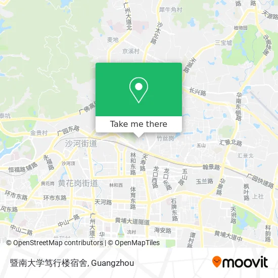 暨南大学笃行楼宿舍 map