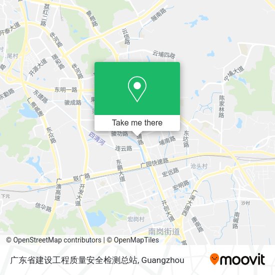 广东省建设工程质量安全检测总站 map