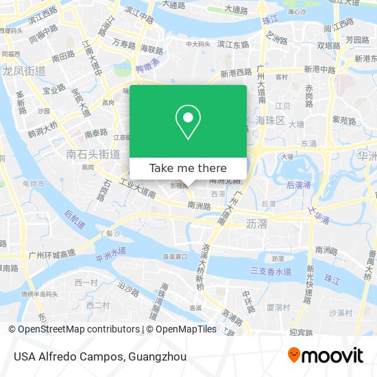 USA Alfredo Campos map