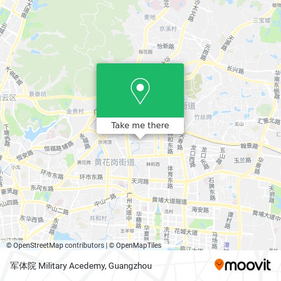 军体院 Military Acedemy map