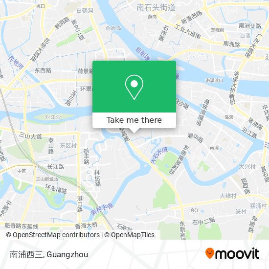 南浦西三 map