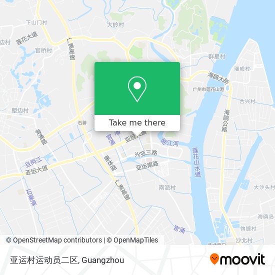 亚运村运动员二区 map
