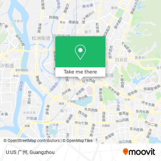 U:US 广州 map