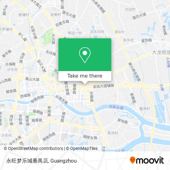永旺梦乐城番禺店 map