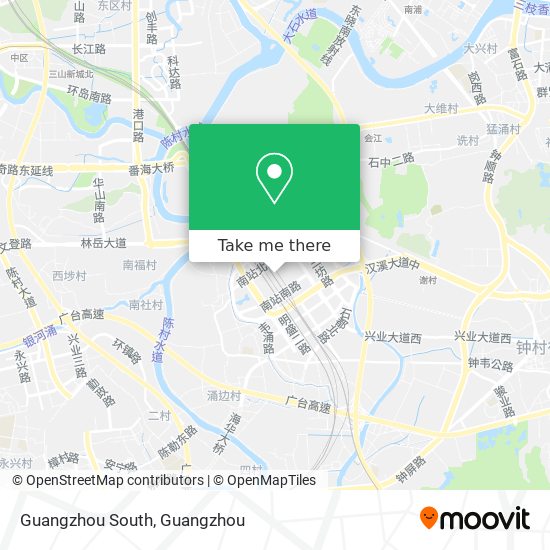Guangzhou South map
