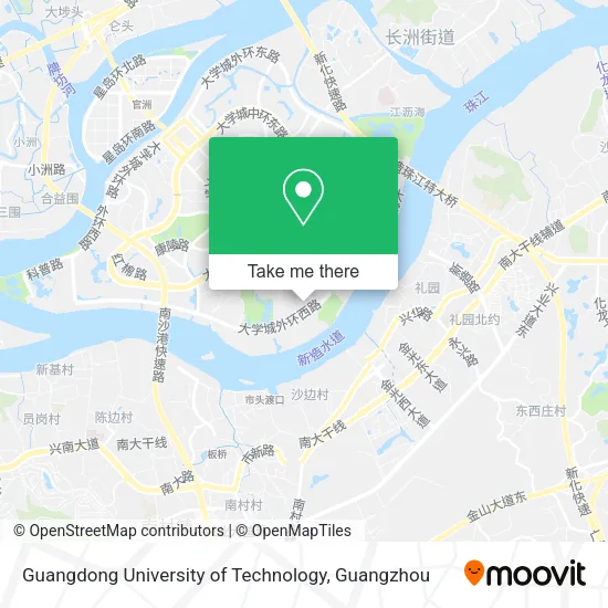 Guangdong University of Technology map