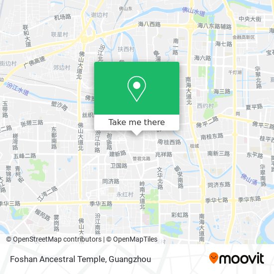Foshan Ancestral Temple map