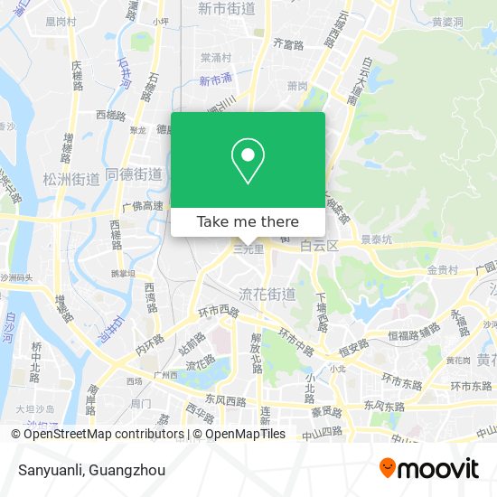 Sanyuanli map