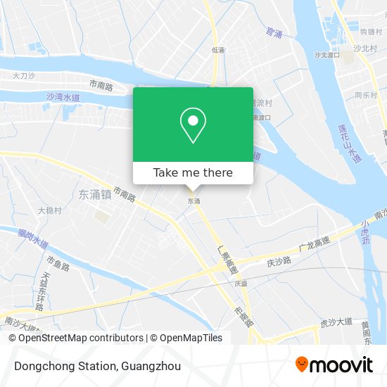 Dongchong Station map