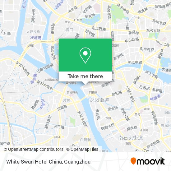 White Swan Hotel China map