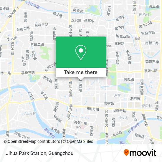 Jihua Park Station map