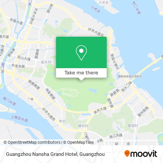 Guangzhou Nansha Grand Hotel map