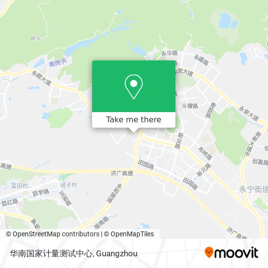 华南国家计量测试中心 map