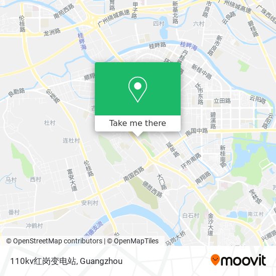 110kv红岗变电站 map