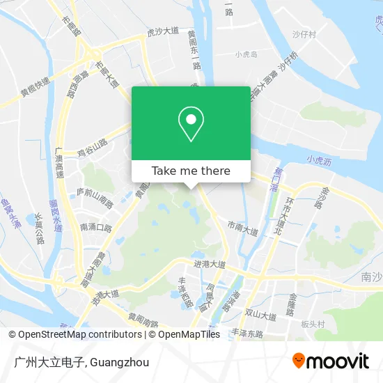 广州大立电子 map