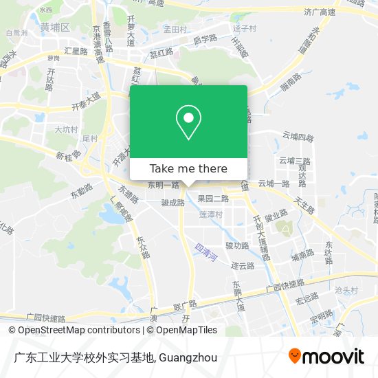 广东工业大学校外实习基地 map