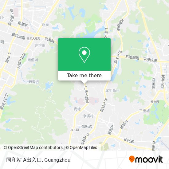 同和站 A出入口 map
