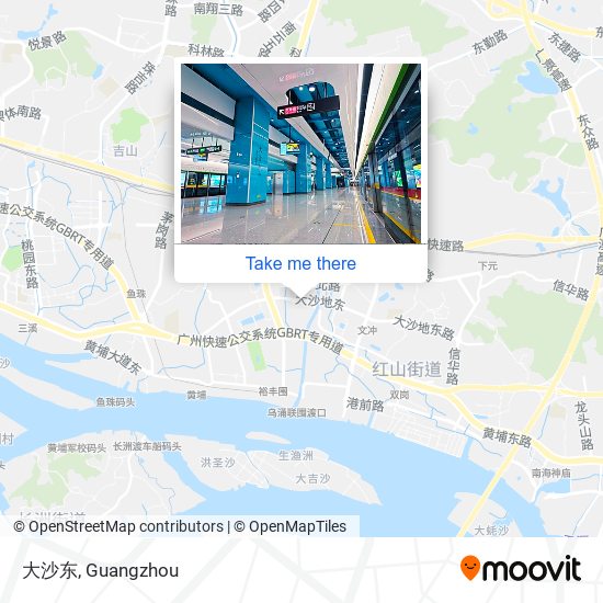 大沙东 map